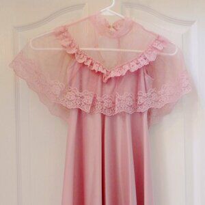 VINTAGE=Toddler Girl Flower Party Princess Dress Wedding Pageant Size 4